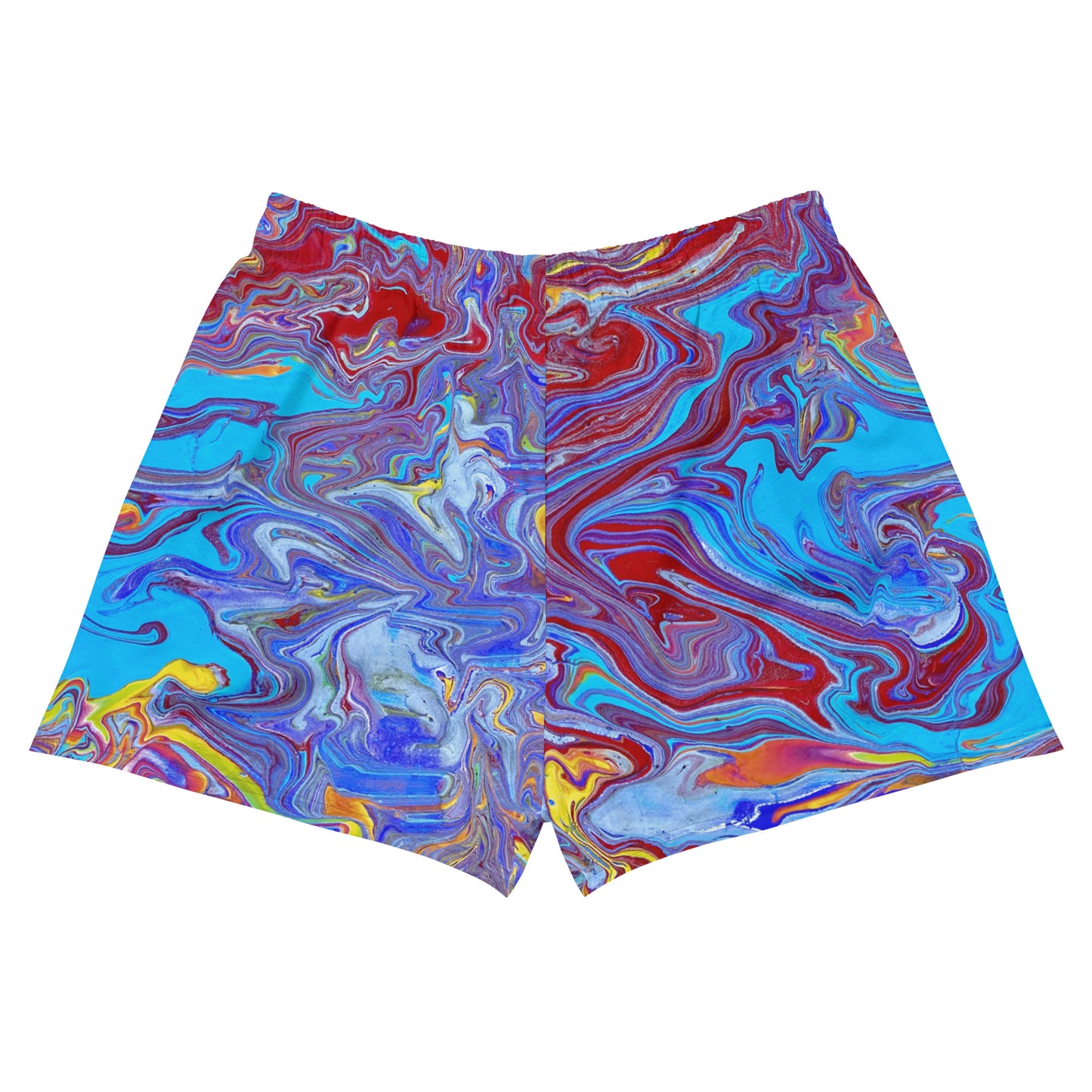 Women’s Athletic Shorts Red Hot