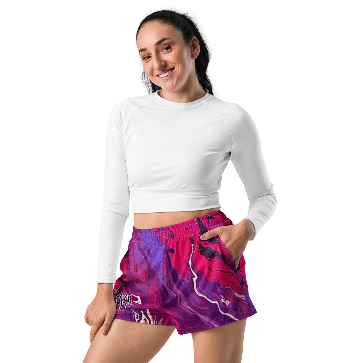 Women’s Athletic Shorts Fuchsia